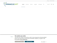 Tablet Screenshot of pinnacleart.com